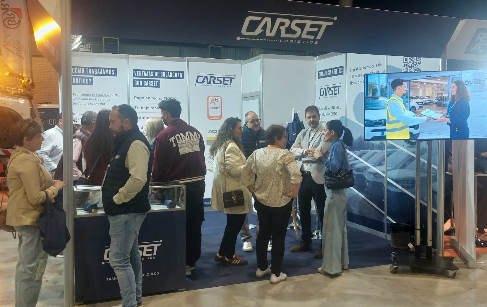 Stand de Carset en FIRECA 2026 — logística integral de vehículos de emergencia
