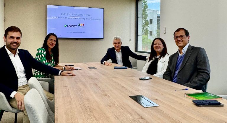 Reunión de Carset con la Asociación Española de Renting (AER) sobre logística de vehículos