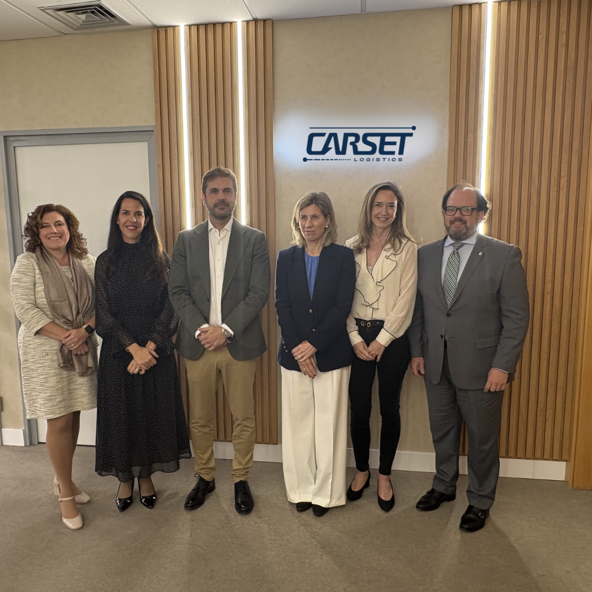 Visita de la Comunidad de Madrid a las instalaciones logísticas de Carset en San Sebastián de los Reyes