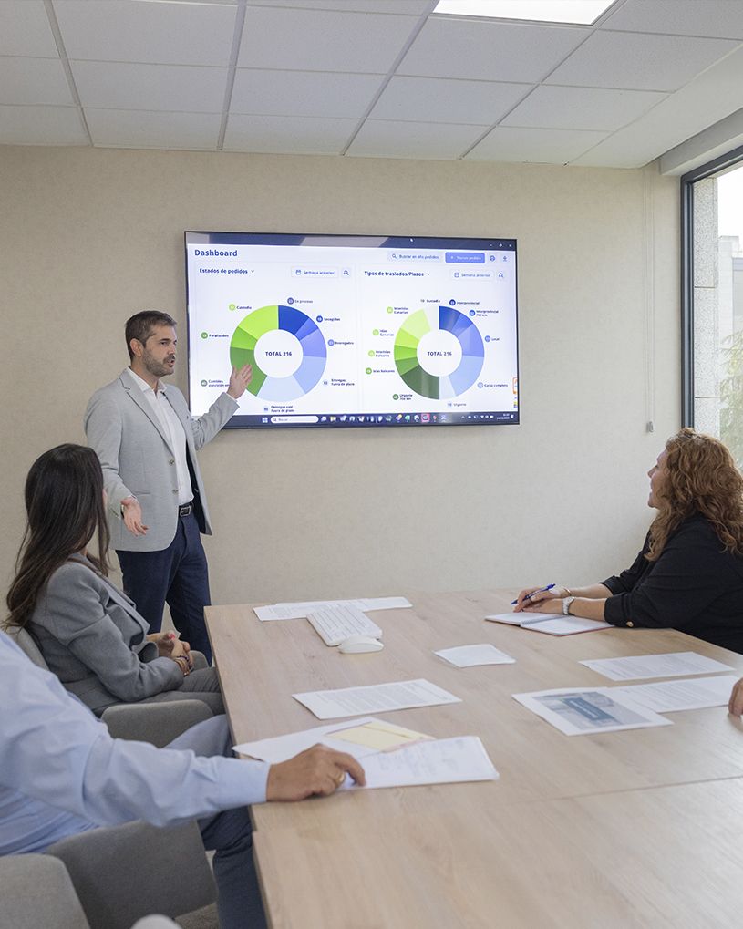 Equipo especializado de Carset en gestión y planificación logística de vehículos